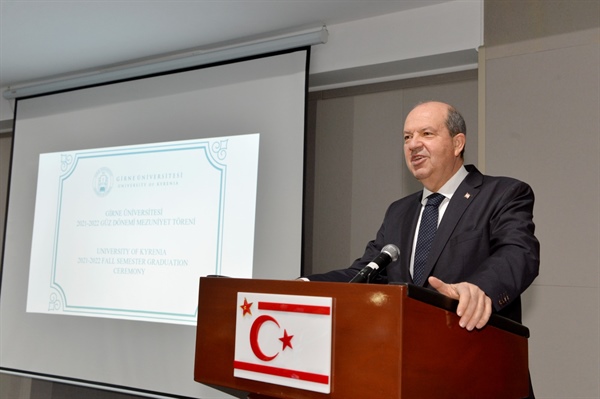 Cumhurbaşkanı Tatar, Girne Üniversitesi Mezuniyet Töreni’ne katıldı