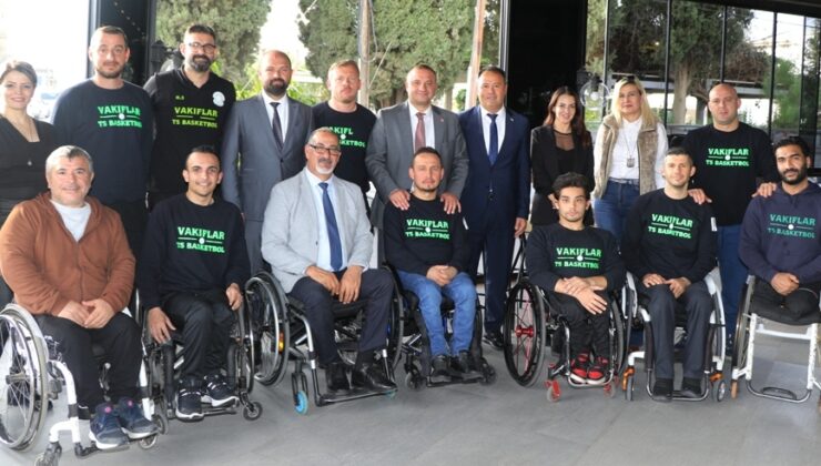 Şan, Engelliler Spor Federasyonu Vakıflar Tekerlekli Sandalye Basketbol Takımı sporcuları onuruna yemek verdi