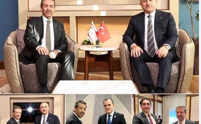 Bakan Ertuğruloğlu Azerbaycan ve Pakistan Dışişleri Bakanları ile görüştü
