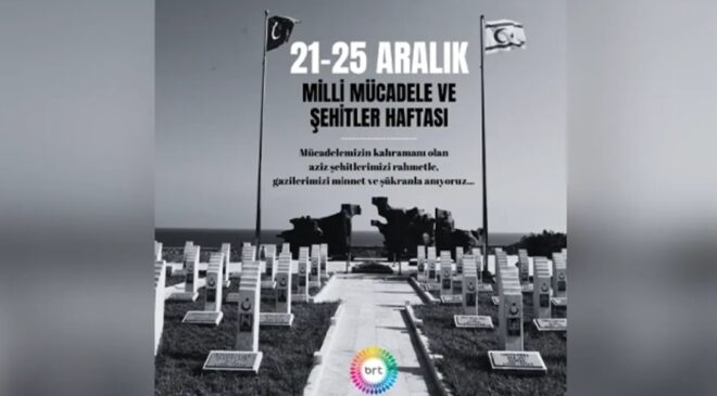 21-25 Aralık Milli Mücadele ve Şehitler Haftası; Mücadelemizin kahramanı olan aziz şehitlerimizi rahmetle, gazilerimizi minnet ve şükranla anıyoruz…