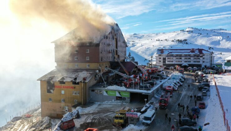 Bolu’da Kartalkaya Kayak Merkezi’nde bir otelde çıkan yangında 10 kişi öldü, 32 kişi yaralandı