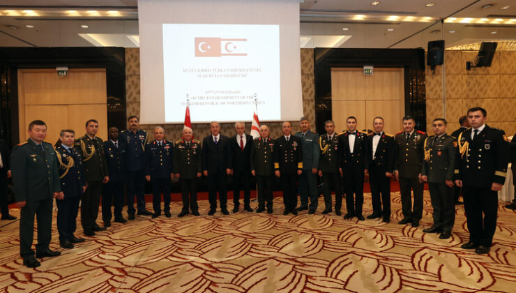 KKTC’nin 39. kuruluş yıl dönümü nedeniyle Ankara’da kutlama töreni yapıldı