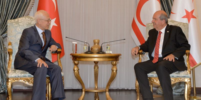 Cumhurbaşkanı Tatar,Bekir Uysal’ı kabul etti