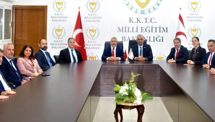 Çavuşoğlu, ÖSYM Başkanı Prof. Dr. Bayram Ali Ersoy’u kabul etti