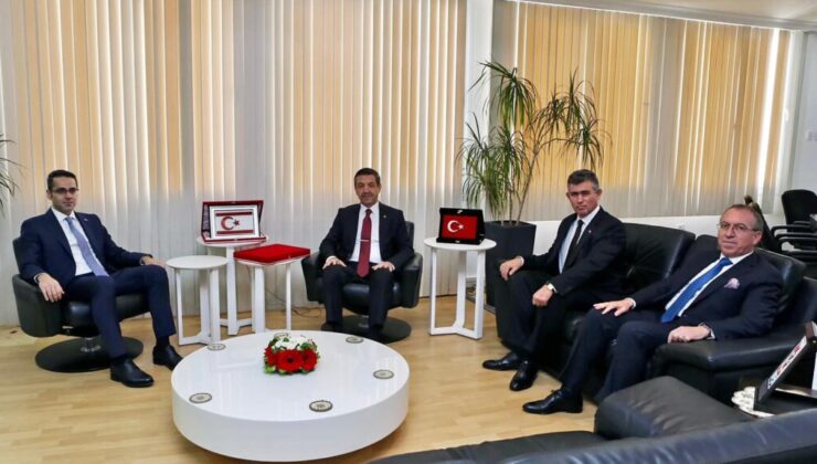 Bakan Ertuğruloğlu, Serim ve Feyzioğlu’nu kabul etti