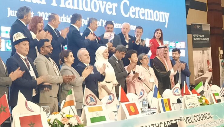 Başbakan Üstel, Dünya Sağlık Turizmi Konseyi dönem başkanlığı değişim törenine katıldı