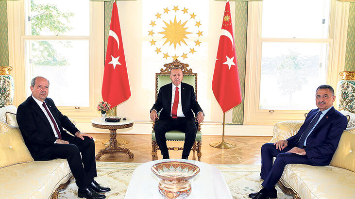 Cumhurbaşkanı Erdoğan Başbakan Tatar’ı kabul etti