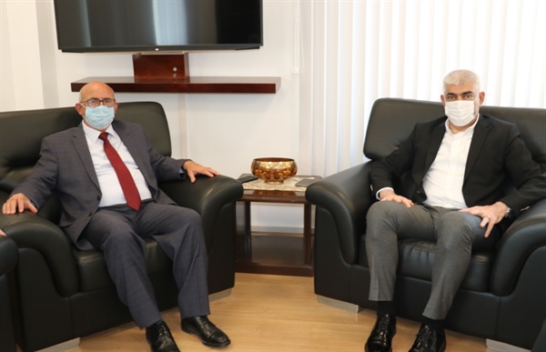 Özyiğit, Sanayi Odası Başkanı Kamacıoğlu ile görüştü