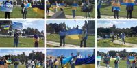 Ukrayna vatandaşları Gazimağusa’da Rusya’nın saldırısını protesto etti