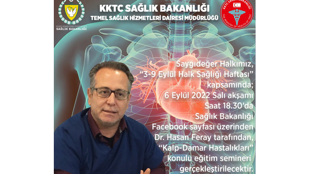Dr. Hasan Feray “Kalp-Damar Hastalıkları” eğitimi verecek