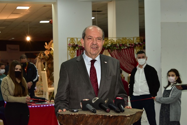 Cumhurbaşkanı Tatar “Evlilik ve Düğün Hazırlıkları Fuarı”nın açılışını yaptı