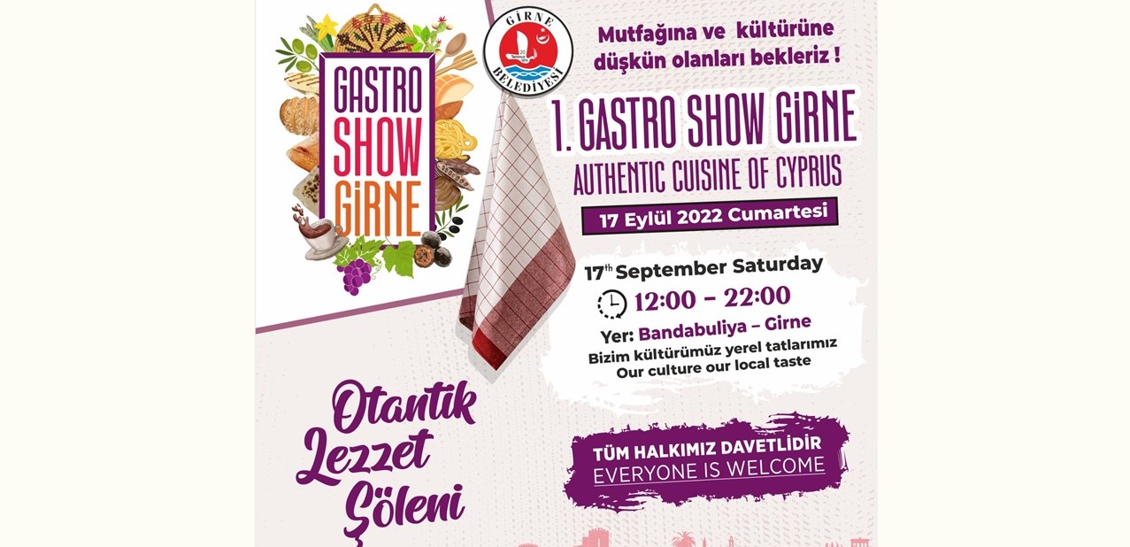 Gastroshow Girne etkinliği 17 Eylül’de yapılıyor