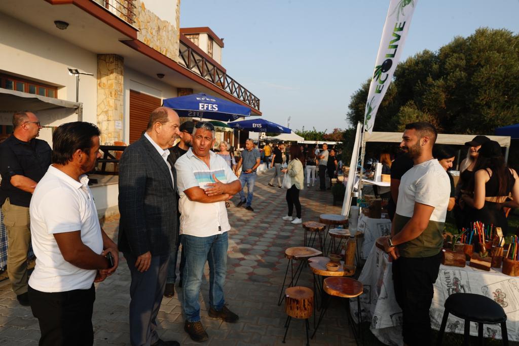Cumhurbaşkanı Tatar, Zeytin Hasat Festivali’ne katıldı