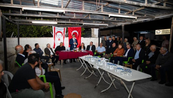 Başbakan Üstel,Gaziköy Dilekkaya arasında yapımı devam eden yol çalışmalarını yerinde inceledi