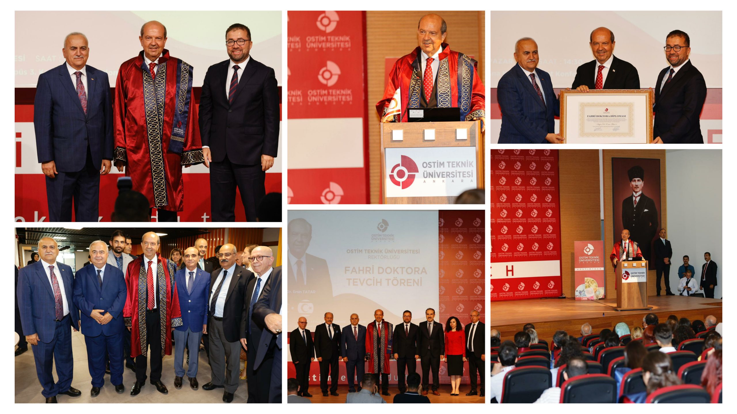 OSTİM Teknik Üniversitesi’nden, Cumhurbaşkanı Tatar’a “fahri doktora” unvanı