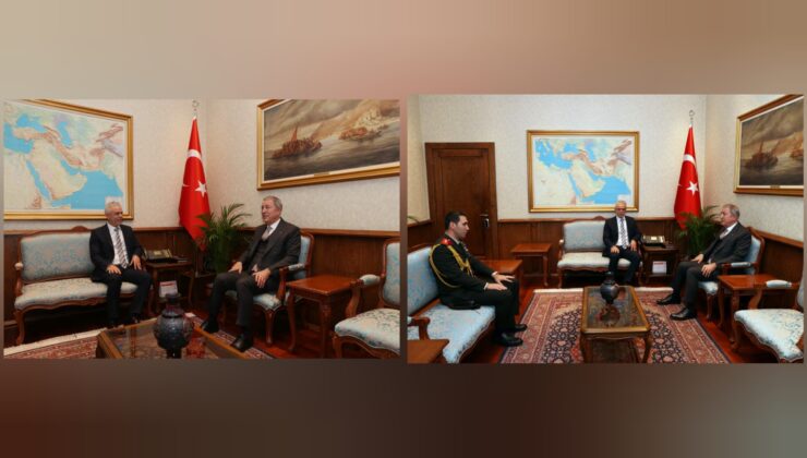 Korukoğlu’dan, TC Milli Savunma Bakanı Akar’a ziyaret