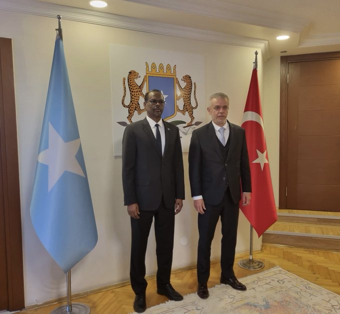 KKTC Ankara Büyükelçisi Korukoğlu, Tanzanya ve Somali Büyükelçilerini ziyaret etti