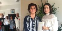 Dinçer, “Unutulmayanlardan Kıbrıs Havaları” kitabını BRT Müdürü Özkurt’a takdim etti