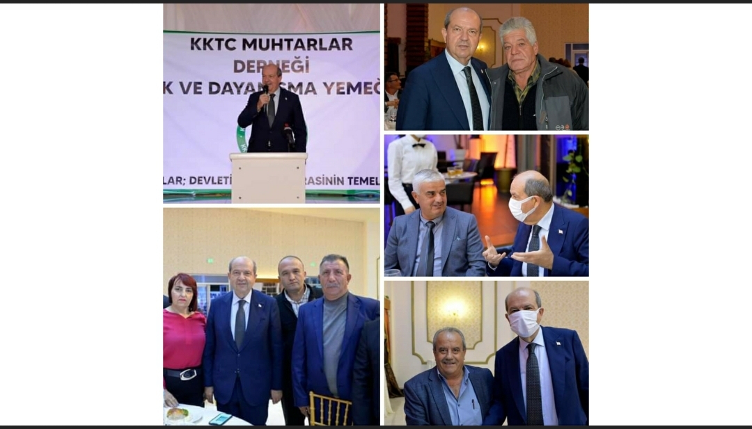 Cumhurbaşkanı Tatar, Muhtarlar Derneği Birlik ve Dayanışma Yemeği’ne katıldı