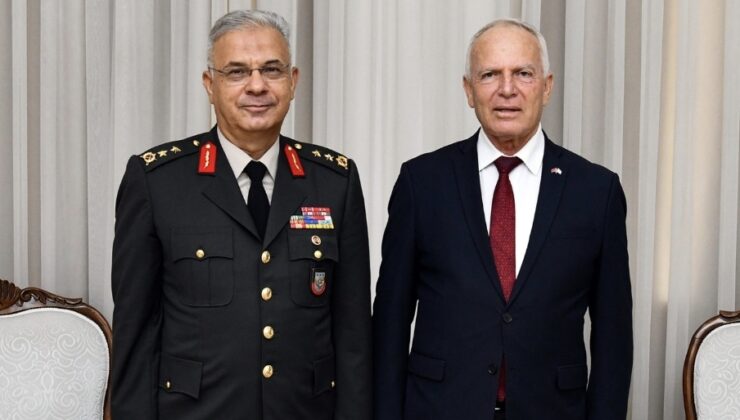 Töre, göreve yeni atanan Kıbrıs Türk Barış Kuvvetleri Komutanı Tümgeneral Kılınç’ı kabul etti