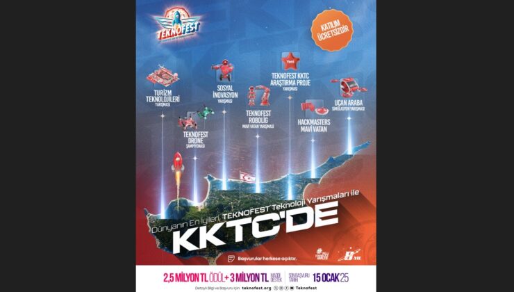 KKTC’de yer alacak TEKNOFEST Teknoloji Yarışmaları için başvurular başladı