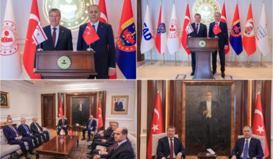Başbakan Ünal Üstel, Ankara’da İçişleri Bakanı Ali Yerlikaya ile görüştü: ‘Göç Merkezi çalışmaları hızlandırılıyor,polis ve itfaiye araçları güçlendiriliyor’