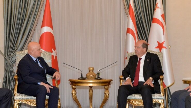 Cumhurbaşkanı Tatar,  CHP heyetini kabul etti
