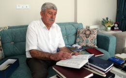 Kıbrıs gazisi 43 yıldır günlük tutarak yaşadıklarını kayıt altına alıyor