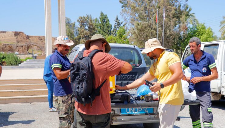 Kültür Mirası ve Suriçi Birimi, tarihi yapılarda ot temizliği konusunda eğitim verdi