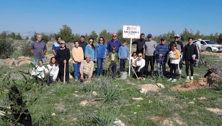 KAV ve CENGO-V’den “yeşile katkı”: Vakıf gönüllüleri Dilekkaya Ormanı’na 260 fidan dikti