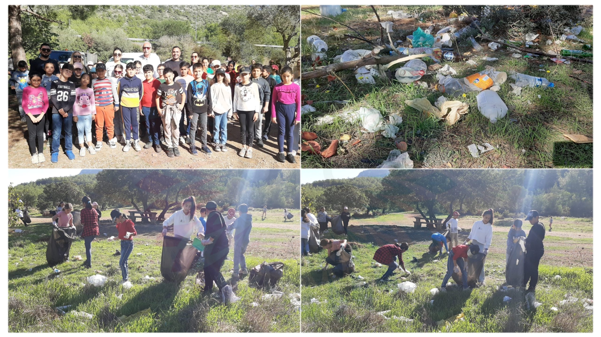 “Farkındalık Yaratma  Kampanyası” çerçevesinde, Boğaz piknik alanında çevre temizliği etkinliği yapıldı
