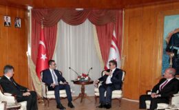 Başbakan Üstel, Türkiye Cumhuriyeti Dışişleri Bakan Yardımcısı Serim’i kabul etti