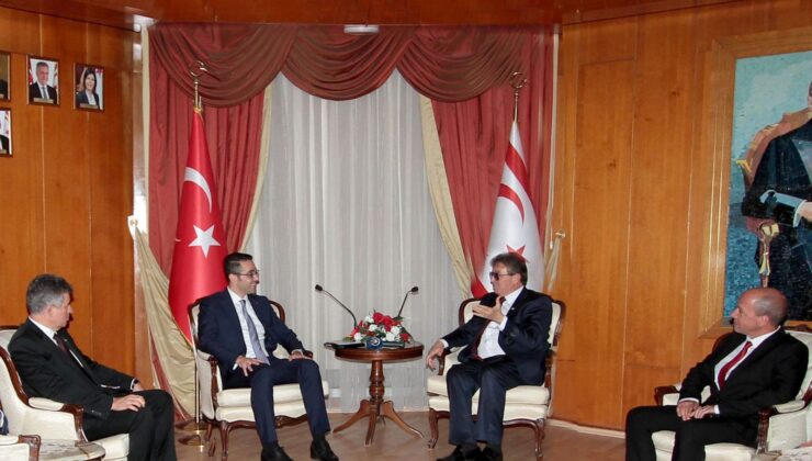 Başbakan Üstel, Türkiye Cumhuriyeti Dışişleri Bakan Yardımcısı Serim’i kabul etti