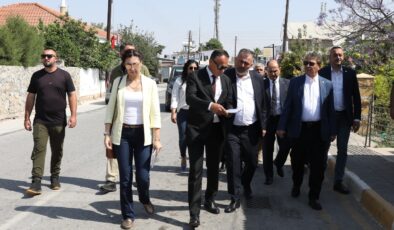 Başbakan Üstel, Beyarmudu Kapısı’nda incelemelerde bulundu: “Kendi tarafımızdaki genişletme işini önümüzdeki haftadan itibaren başlatacağız”