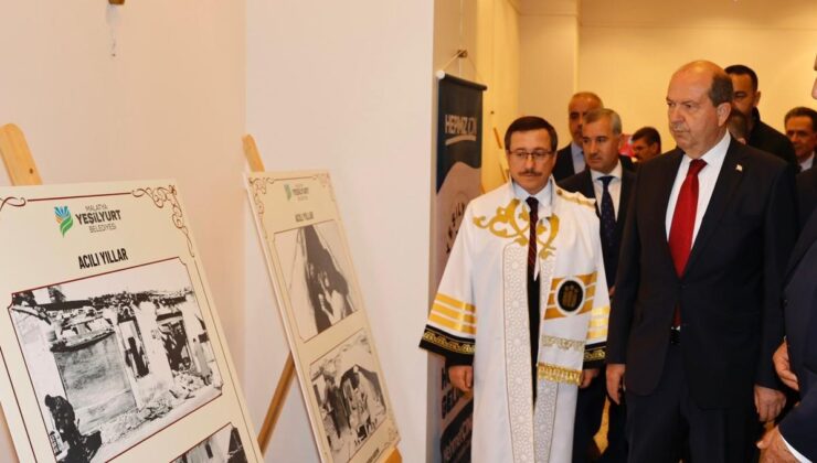 Cumhurbaşkanı Tatar, milli mücadele yıllarını resmeden “Acılardan Cumhuriyete” adlı sergi açılışını gerçekleştirdi