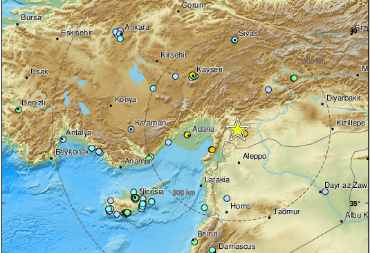 Türkiye’deki şiddetli deprem Kıbrıs’ta da hissedildi