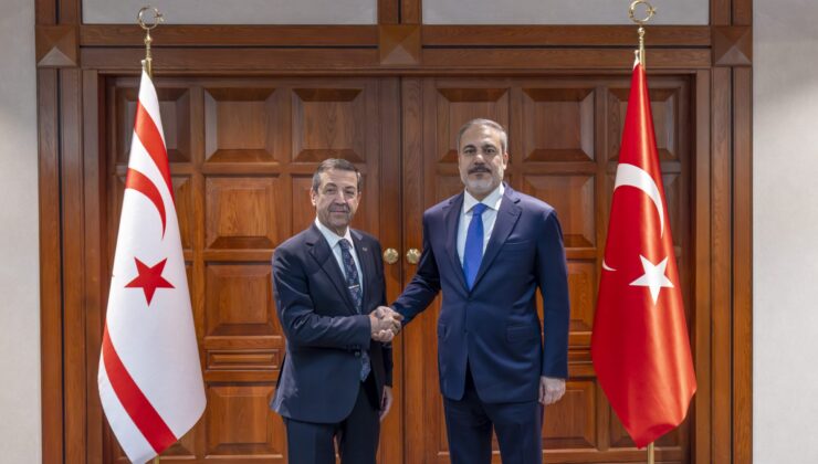 Dışişleri Bakanı Ertuğruloğlu Ankara’da TC Dışişleri Bakanı Fidan ile görüştü
