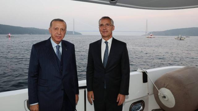 Erdoğan, NATO Genel Sekreteri Stoltenberg’i kabul etti
