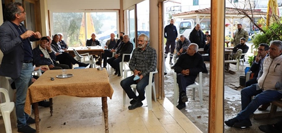 CTP Genel Başkanı Erhürman Çamlıbel ve Akdeniz köylerini ziyaret etti