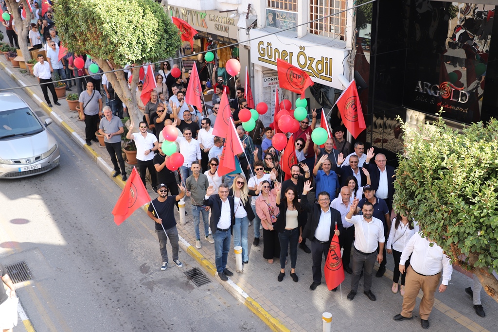 CTP Girne’de yürüyüş düzenledi
