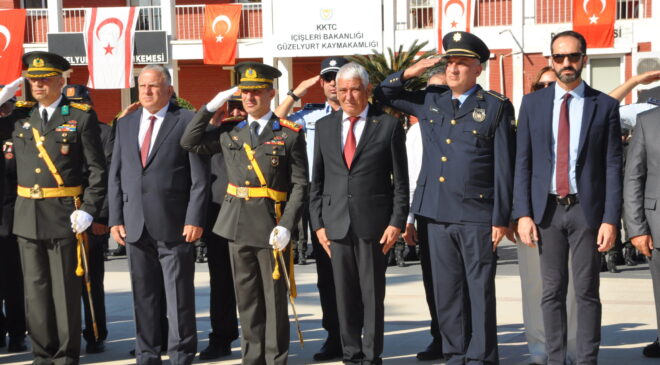 Türkiye Cumhuriyeti’nin 101. kuruluş yıldönümü Güzelyurt’ta kutlandı