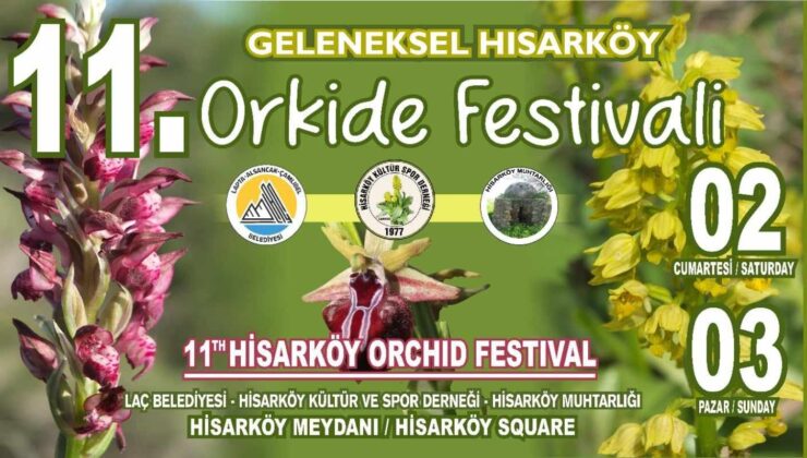 11. Hisarköy Orkide Festivali 2-3 Mart’ta  yapılacak
