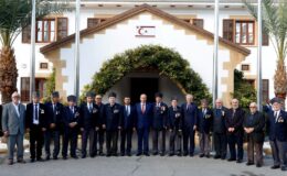 Cumhurbaşkanı Tatar, Kocaeli Körfez Belediyesi ve Kıbrıs gazileri heyetini kabul etti