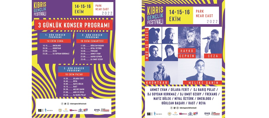 “Kıbrıs Gençlik Festivali” 14-16 Ekim’de yapılıyor