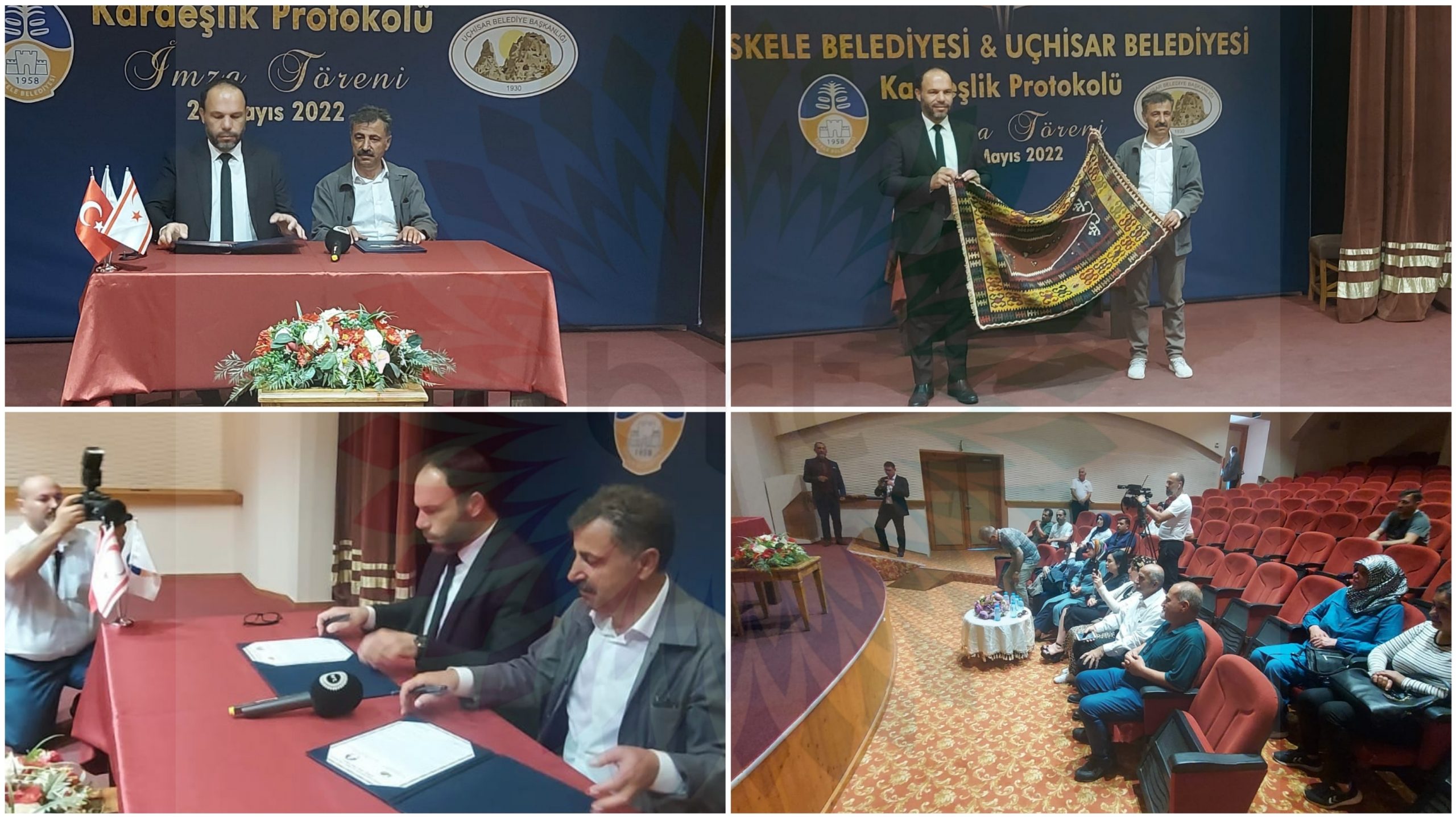 İskele Belediyesi ile Uçhisar Belediyesi arasında  protokolü imzanladı