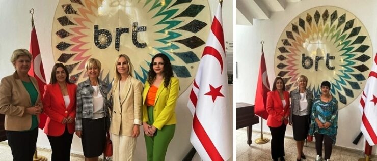 Büyükelçi Metin Feyzioğlu’nun eşi Birgül Feyzioğlu BRTK  Yayıncılık Tarihi Müzesi’ni gezdi