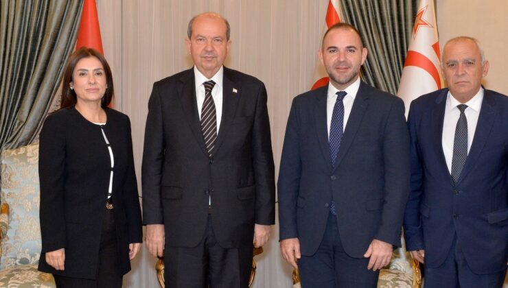 BRTK Müdürü ve Yönetim Kurulu Başkanı, Cumhurbaşkanı Tatar’ı ziyaret etti