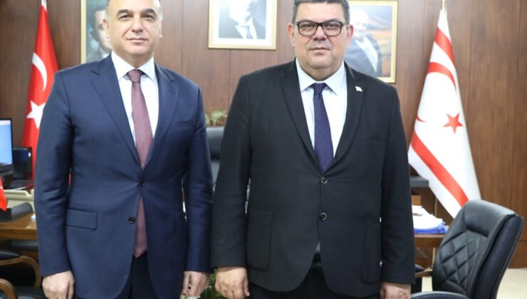 Maliye Bakanı Berova, TC Hazine ve Maliye Bakan Yardımcısı Hatipoğlu’nu kabul etti