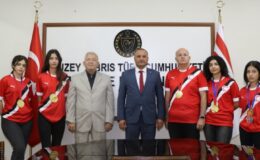 Maliye Bakanı Şan, Dünya Budo Şampiyonası’nda KKTC’yi temsil eden milli sporcuları kutladı