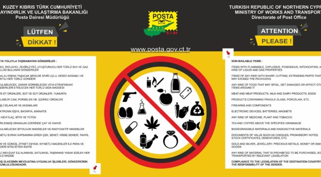 Posta Dairesi, ülkeye gelen koli ve paketlerde taşınması yasak ürünleri açıkladı